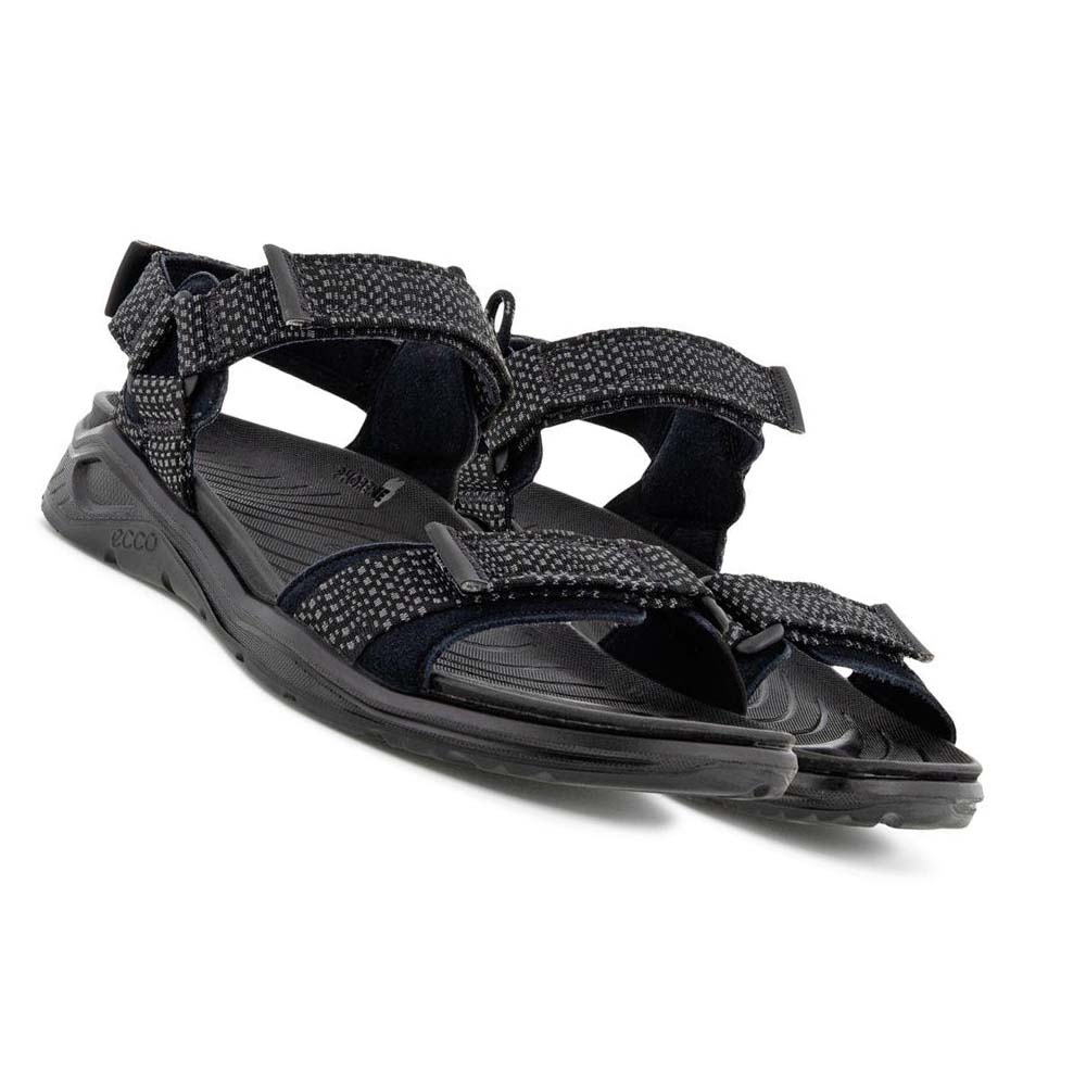 Men's Ecco X-trinsic 3s Waters Sandals Black | USA 591ZUT